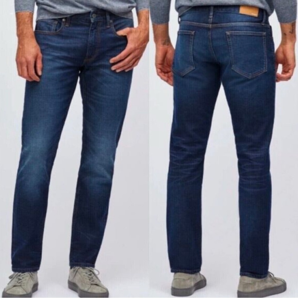 Bonobos Men’s Tailored Fit Stretch Eco‎ Blue Jeans 29x28 Organic Cotton